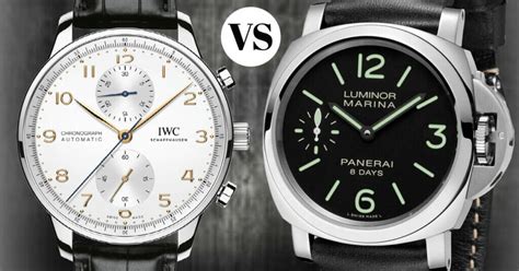 iwc portuguese chronograph vs panerai|IWC Portuguese VS Panerai Luminor .